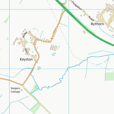 UK Topographic Maps Huntingdonshire District (TL07) digital map