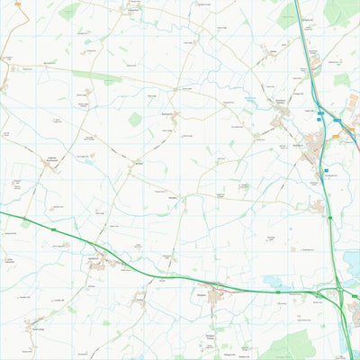 UK Topographic Maps Huntingdonshire District (TL17) digital map