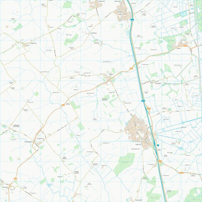 UK Topographic Maps Huntingdonshire District (TL18) digital map