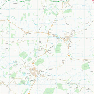 UK Topographic Maps Huntingdonshire District (TL25) digital map