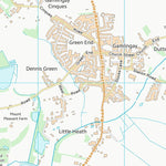UK Topographic Maps Huntingdonshire District (TL25) digital map
