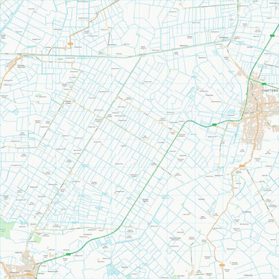 UK Topographic Maps Huntingdonshire District (TL38) digital map