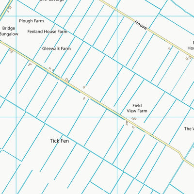 UK Topographic Maps Huntingdonshire District (TL38) digital map