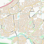 UK Topographic Maps Ipswich District (B) (TM14) digital map