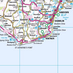 UK Topographic Maps Isle of Wight (SZ) digital map