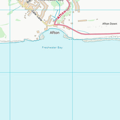 UK Topographic Maps Isle of Wight (SZ38) digital map