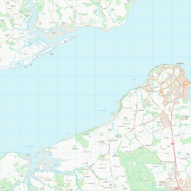 Isle of Wight (SZ49) Map by UK Topographic Maps | Avenza Maps