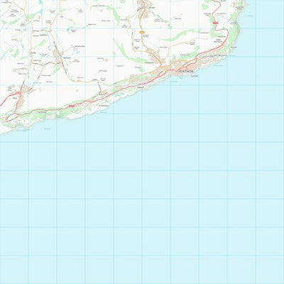 UK Topographic Maps Isle of Wight (SZ57) digital map