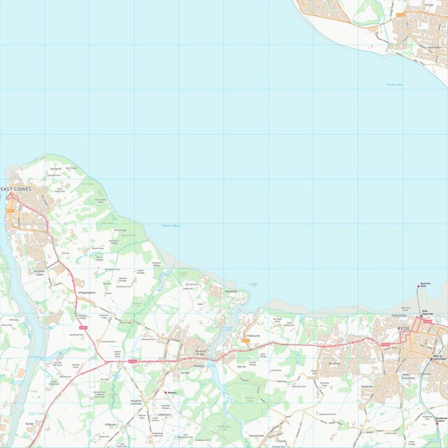 Isle of Wight (SZ59) Map by UK Topographic Maps | Avenza Maps