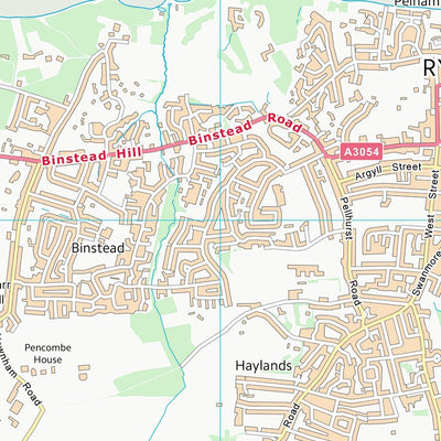 UK Topographic Maps Isle of Wight (SZ59) digital map