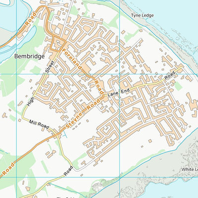 UK Topographic Maps Isle of Wight (SZ68) digital map