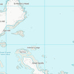 UK Topographic Maps Isles of Scilly (SV91) digital map