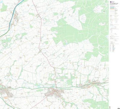 UK Topographic Maps Kilmarnock East and Hurlford Ward 1 (1:10,000) digital map