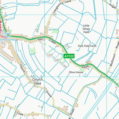 UK Topographic Maps King's Lynn and West Norfolk District (B) (TF50) digital map