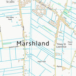 UK Topographic Maps King's Lynn and West Norfolk District (B) (TF51) digital map