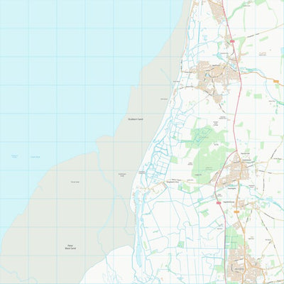 UK Topographic Maps King's Lynn and West Norfolk District (B) (TF63) digital map