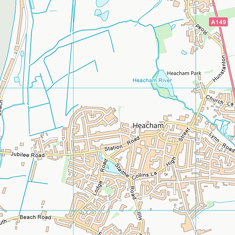 King's Lynn and West Norfolk District (B) (TF63) Map by UK Topographic ...
