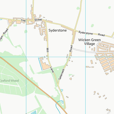 UK Topographic Maps King's Lynn and West Norfolk District (B) (TF83) digital map