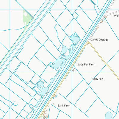 UK Topographic Maps King's Lynn and West Norfolk District (B) (TL59) digital map