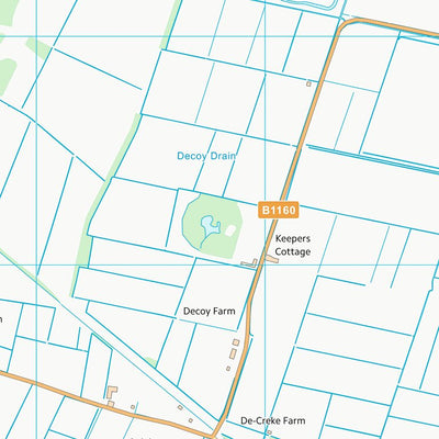 UK Topographic Maps King's Lynn and West Norfolk District (B) (TL69) digital map