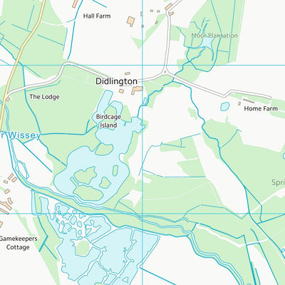 UK Topographic Maps King's Lynn and West Norfolk District (B) (TL79) digital map