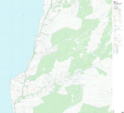 UK Topographic Maps Kintyre and the Islands Ward 36 (1:10,000) digital map