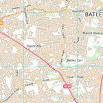 UK Topographic Maps Kirklees District (B) (SE22) digital map