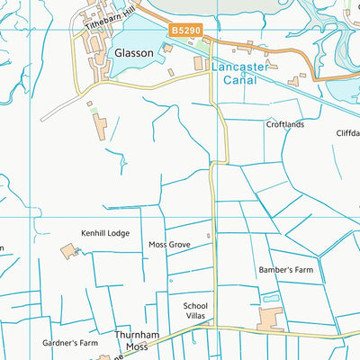UK Topographic Maps Lancaster District (B) (SD45) digital map