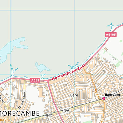 UK Topographic Maps Lancaster District (B) (SD46) digital map