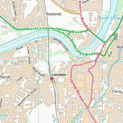 UK Topographic Maps Lancaster District (B) (SD46) digital map