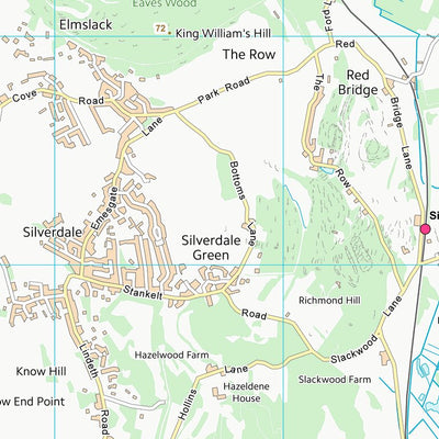 UK Topographic Maps Lancaster District (B) (SD47) digital map