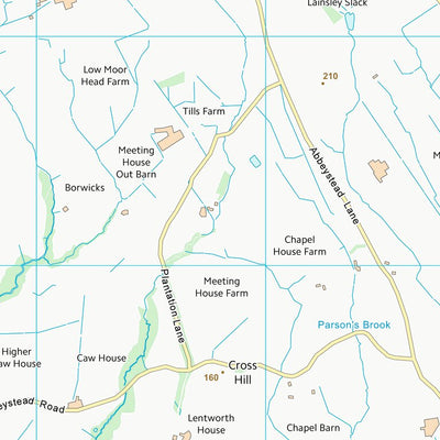 UK Topographic Maps Lancaster District (B) (SD55) digital map