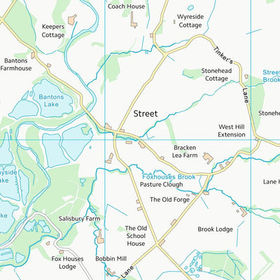 UK Topographic Maps Lancaster District (B) (SD55) digital map