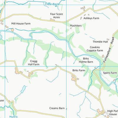 UK Topographic Maps Lancaster District (B) (SD66) digital map