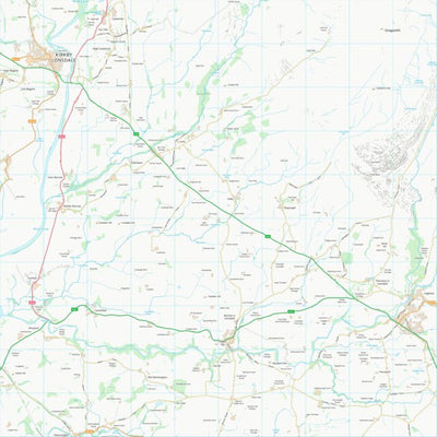 UK Topographic Maps Lancaster District (B) (SD67) digital map