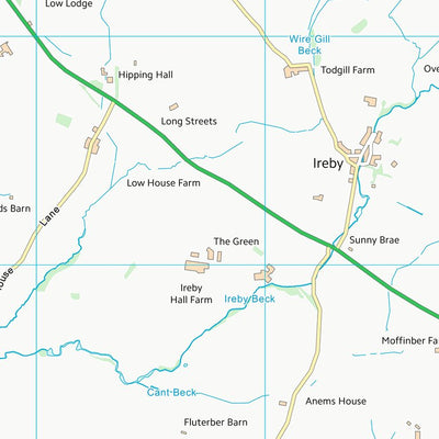UK Topographic Maps Lancaster District (B) (SD67) digital map