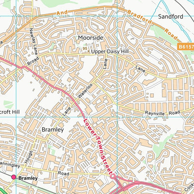 UK Topographic Maps Leeds District (B) (SE23) digital map