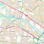 UK Topographic Maps Leeds District (B) (SE23) digital map