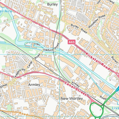 UK Topographic Maps Leeds District (B) (SE23) digital map