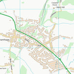UK Topographic Maps Leeds District (B) (SE24) digital map