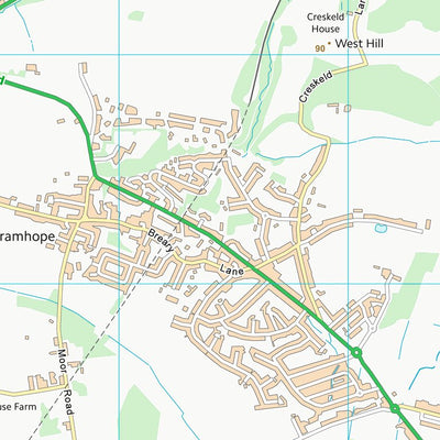 UK Topographic Maps Leeds District (B) (SE24) digital map