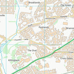 UK Topographic Maps Leeds District (B) (SE33) digital map