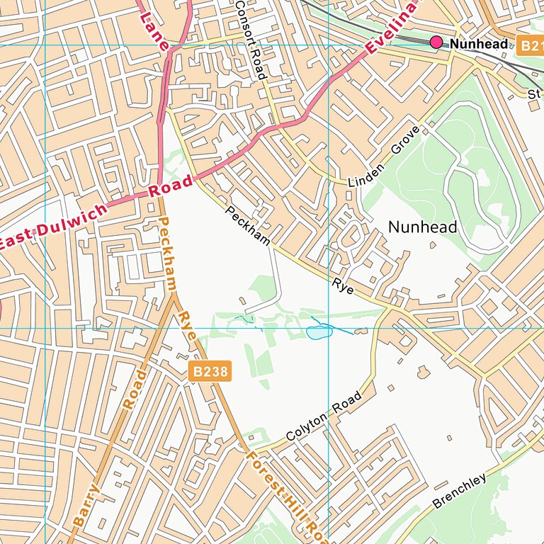 Lewisham London Boro (TQ37) Map by UK Topographic Maps | Avenza Maps