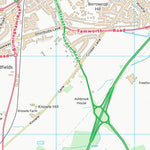 UK Topographic Maps Lichfield District (SK10) digital map