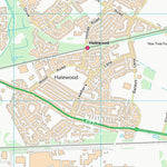 UK Topographic Maps Liverpool District (B) (SJ48) digital map