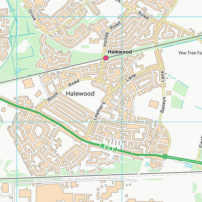 UK Topographic Maps Liverpool District (B) (SJ48) digital map