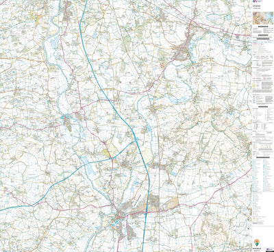 UK Topographic Maps Longdon Ward 1 (1:25,000) digital map