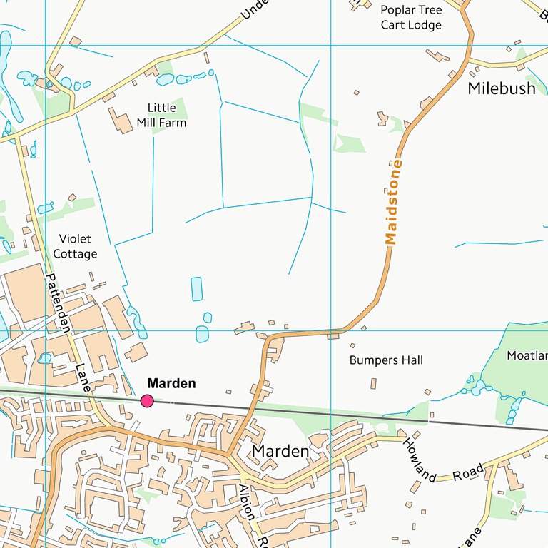 Maidstone District (B) (TQ74) Map by UK Topographic Maps | Avenza Maps