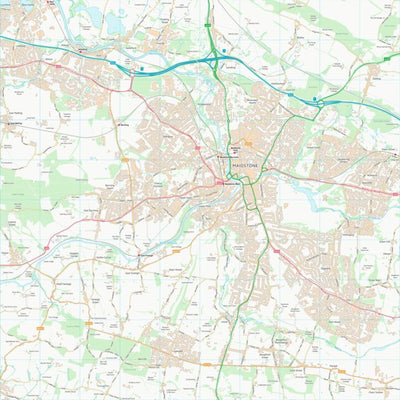 UK Topographic Maps Maidstone District (B) (TQ75) digital map
