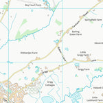 UK Topographic Maps Maidstone District (B) (TQ84) digital map